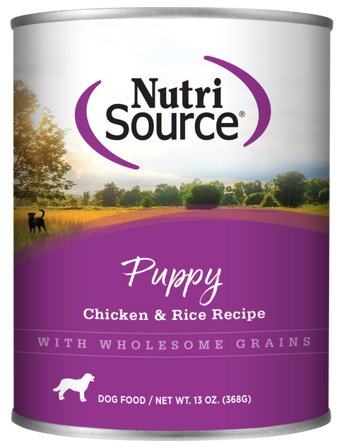 NutriSource Puppy Chicken & Rice Wet Dog Food 13oz