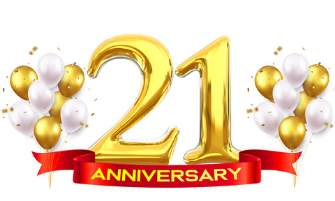 21st Anniversary Sales!