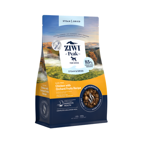 ZIWI® Peak Steam-Dried Chicken with Orchard Fruits Dog Food 1.8lb