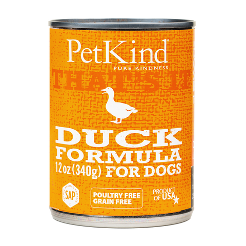 PetKind Wet Dog Food Limited Ingredient Duck 12oz