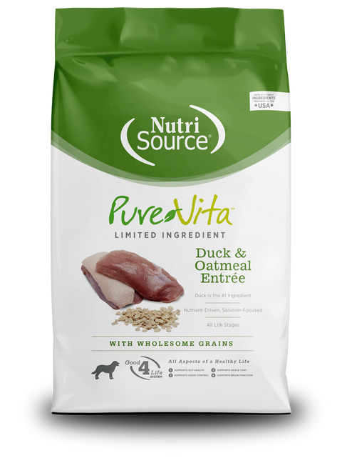 Pure Vita LID Duck & Oatmeal Entree 25lb