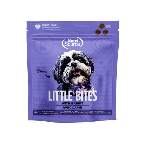 NutriSource Little Bites Rabbit Dog Treats 6oz