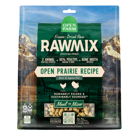 Open Farm RawMix Open Prairie Freeze Dried Raw Morsels Dog Food 13.5oz