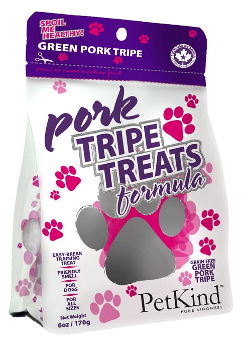 PetKind Green Pork Tripe Treats 6oz