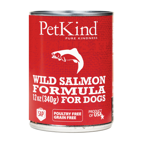 PetKind Wet Dog Food Limited Ingredient Wild Salmon 12oz