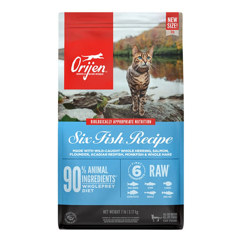 Orijen Six Fish Dry Cat Food 7lb