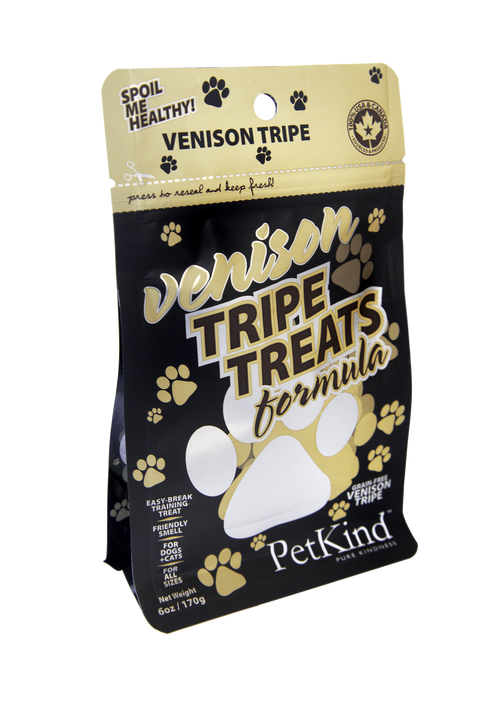 PetKind Green Venison Tripe Treats 6oz