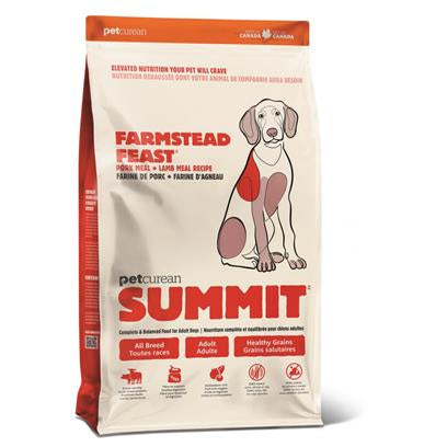 Summit Farmstead Feast Pork + Lamb Adult Dry Dog Food 25lb